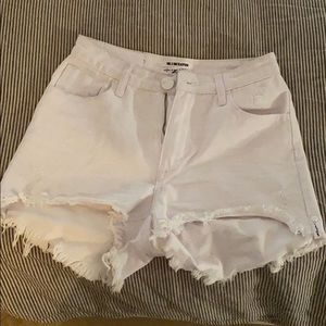White shorts size 23